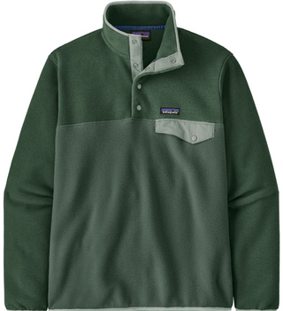 M' LIGHTWEIGHT SYNCH SNAP-T PULLOVER FLEECE GREEN