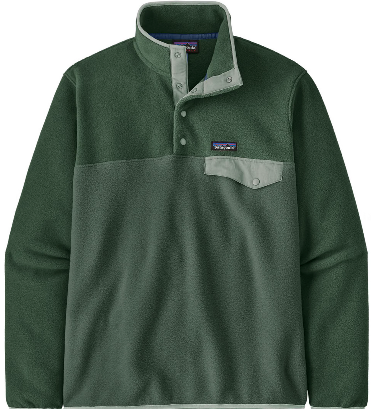 M' LIGHTWEIGHT SYNCH SNAP-T PULLOVER FLEECE GREEN