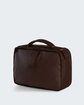 BASE CAMP VOYAGER WASH BAG DARK CHESTNUT/GARNET