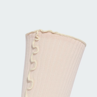 RUFFLE CREW SOCKS 2-PACK OFF WHITE/WONDER QUARTZ
