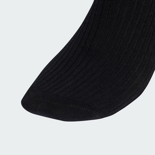 RUFFLE CREW SOCK 2-PACK BLACK/WHITE