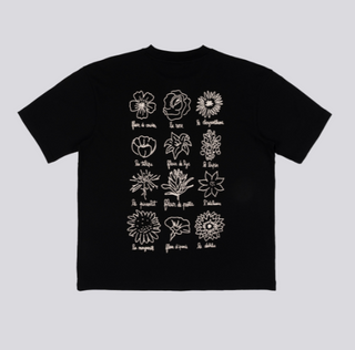 LE FLEURISTE TEE BLACK