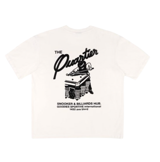SNOOKER  TEE WHITE