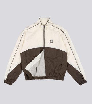 NEW PATCHED TRACKSUIT JACKET BROWN/ECRU