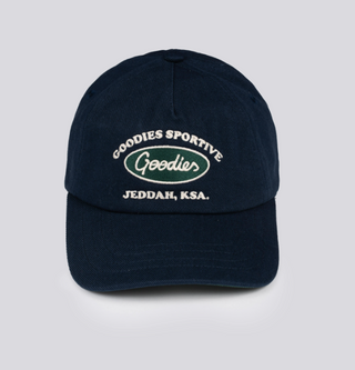 NAVY AND GREEN CAP