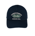 NAVY AND GREEN CAP