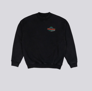 MOTOR OIL BLACK CREWNECK BLACK