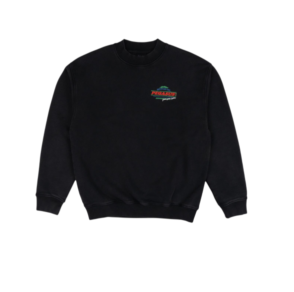 MOTOR OIL BLACK CREWNECK BLACK