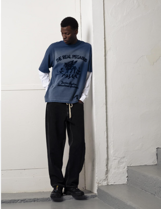 REAL PEGASUS LONG SLEEVE BLUE