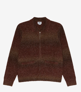 ANTON GRADIENT CARDIGAN BROWN