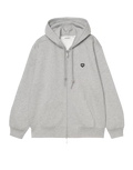 W' HD SMALL HEART PATCH JACKET GREY