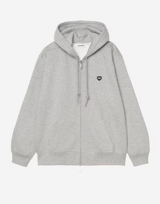 W' HD SMALL HEART PATCH JACKET GREY