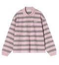 W' L/S BRONSON POLO PINK
