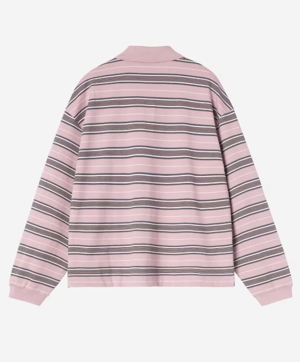 W' L/S BRONSON POLO PINK
