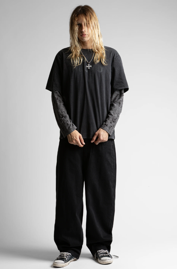 SKIVE T-AGE BLACK CHARCOAL