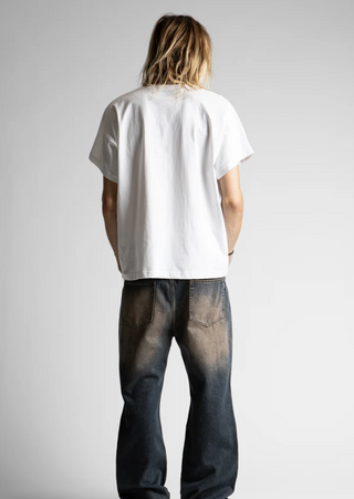 I LOVE WASTED SLEAZE TEE WHITE