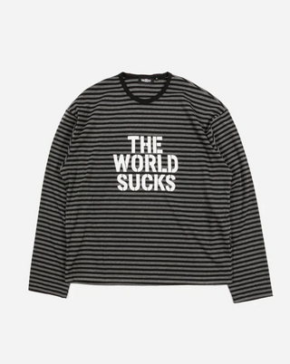 WORL SUCKS LONGSLEEVE BLACK