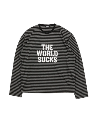 WORL SUCKS LONGSLEEVE BLACK