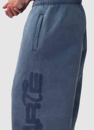 SUNFADE STENCIL EASE SWEATPANTS NAVY