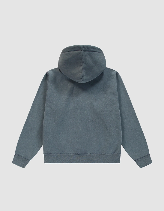 STENCIL SUNFADE ZIP HOODIE NAVY