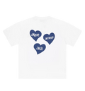 TRIPLE LOVE TEE BLUE