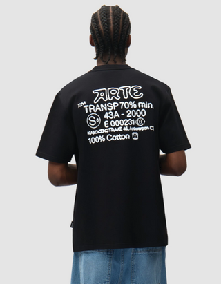 SERIAL STAMP TEE BLACK