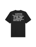 SERIAL STAMP TEE BLACK