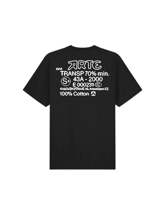 SERIAL STAMP TEE BLACK