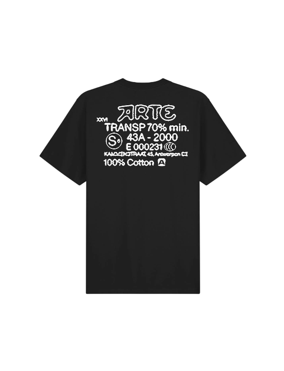 SERIAL STAMP TEE BLACK