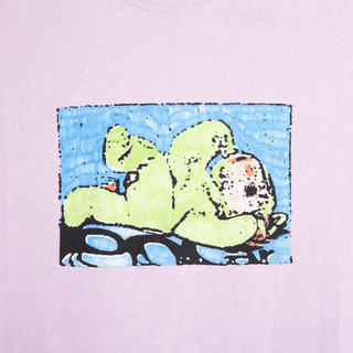 LAZY BUNNY TEE ORCHID