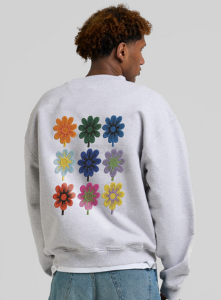 NINE FLOWERS CREWNECK MELANGE