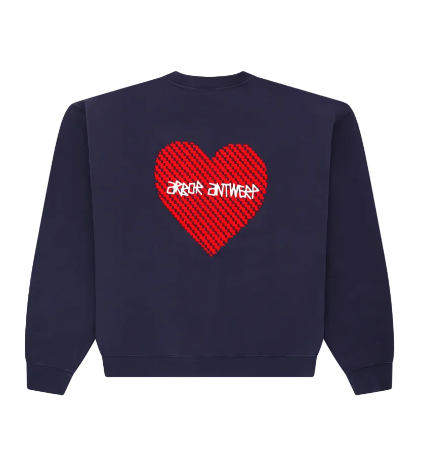 HEARTWORK CREWNECK BLUE