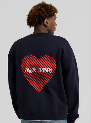 HEARTWORK CREWNECK BLUE