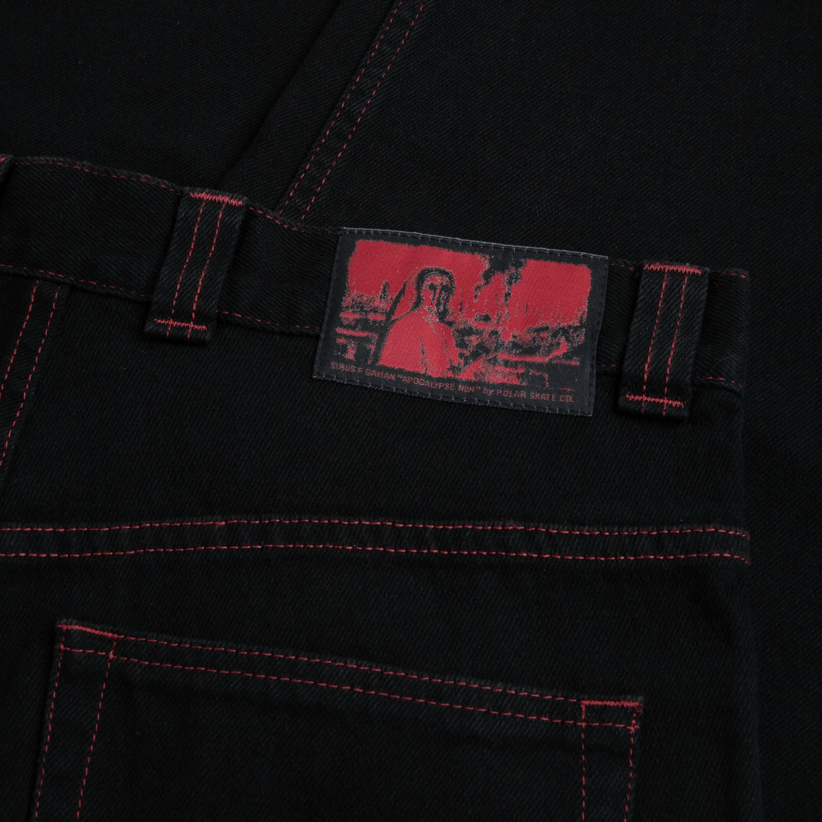 BIG BOY PANTS BLACK RED
