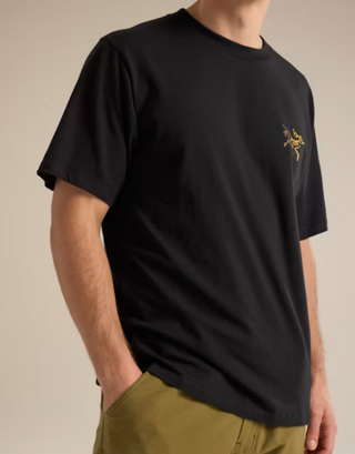 KRAGG COTTON LOGO SS M 24K BLACK