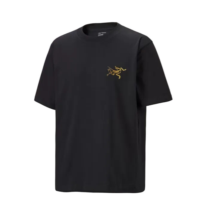 KRAGG COTTON LOGO SS M 24K BLACK