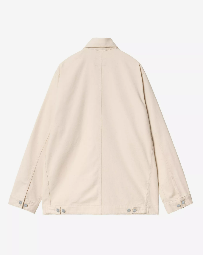 DREWE CHORE COAT NATURAL RINSED