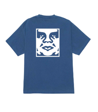 OBEY BOLD ICON FACE PIGMENT DARK DENIM