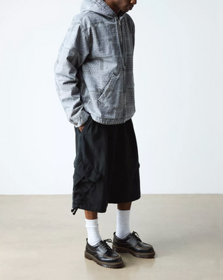 LOWELL LEATHER MOC TOE BLACK ANALINE