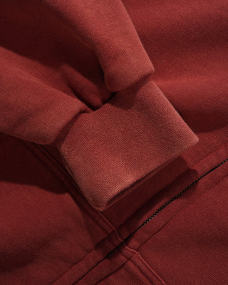 AMPLIFY ZIP-THRU HOOD WASHED RUSSET