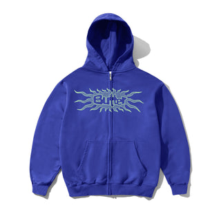 SOLAR ZIP-THRU HOODIE ROYAL