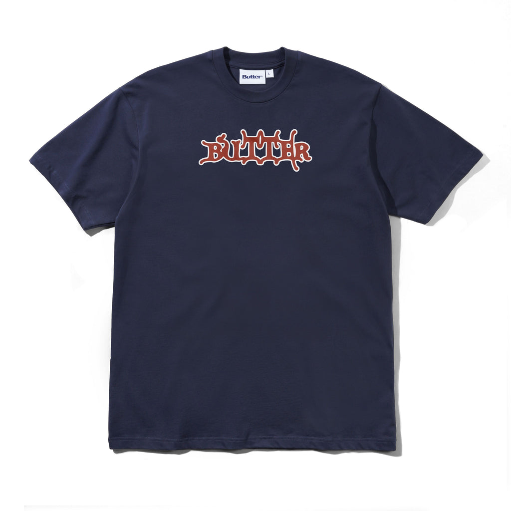 SERIF TEE NAVY