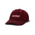 ROUNDED LOGO 6 PANEL CAP WASHED MAROON
