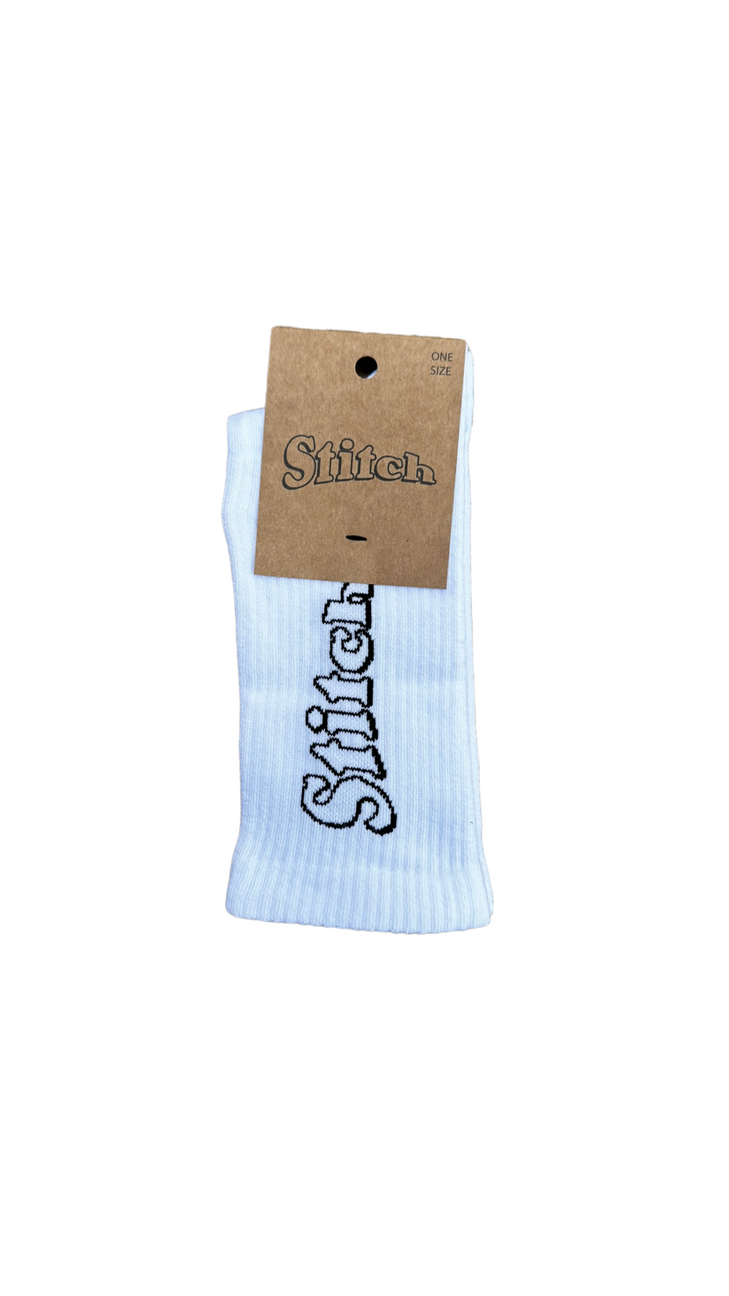 STITCH SOCKS WHITE