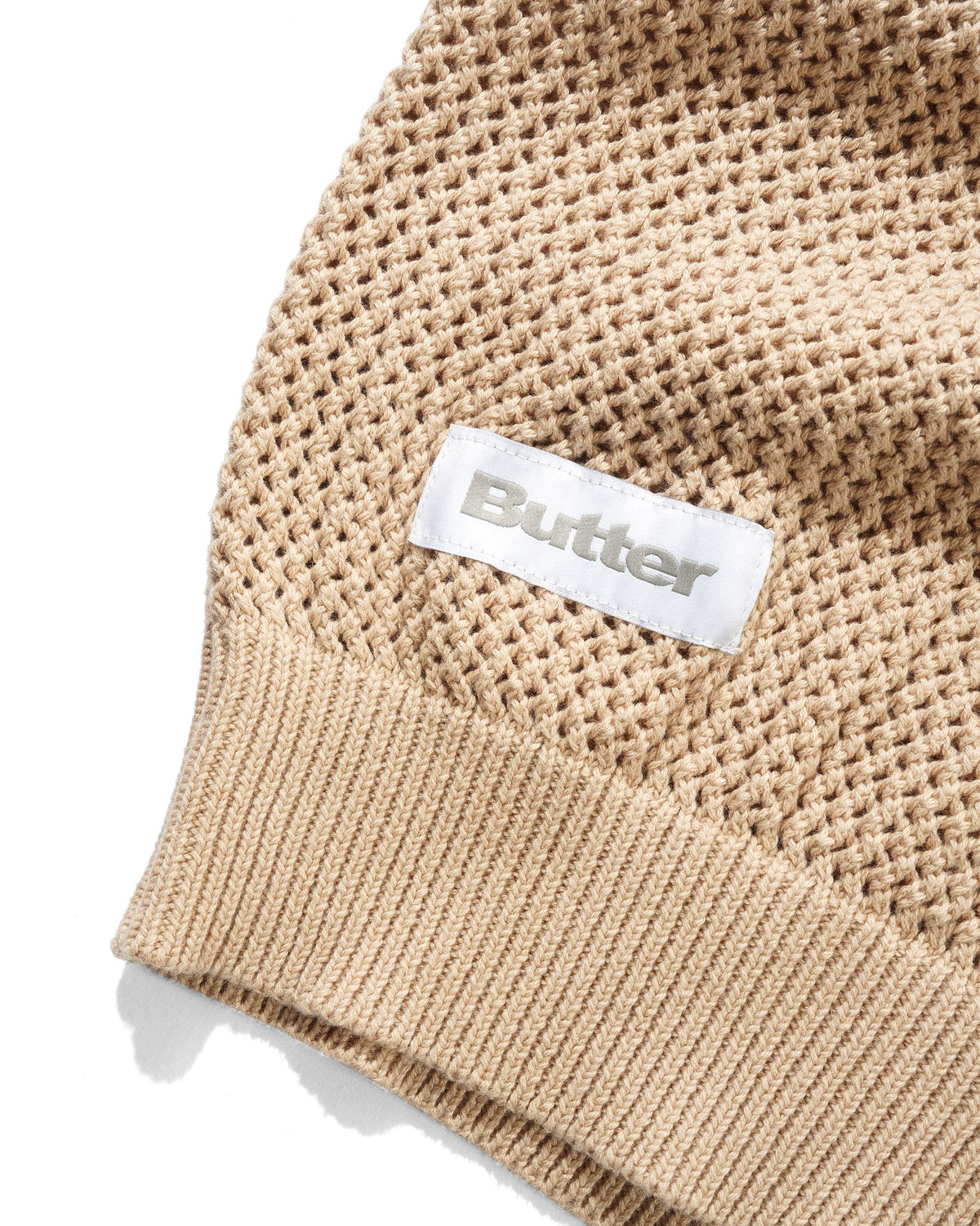 SCRIBBLE KNIT SWEATER CREAM