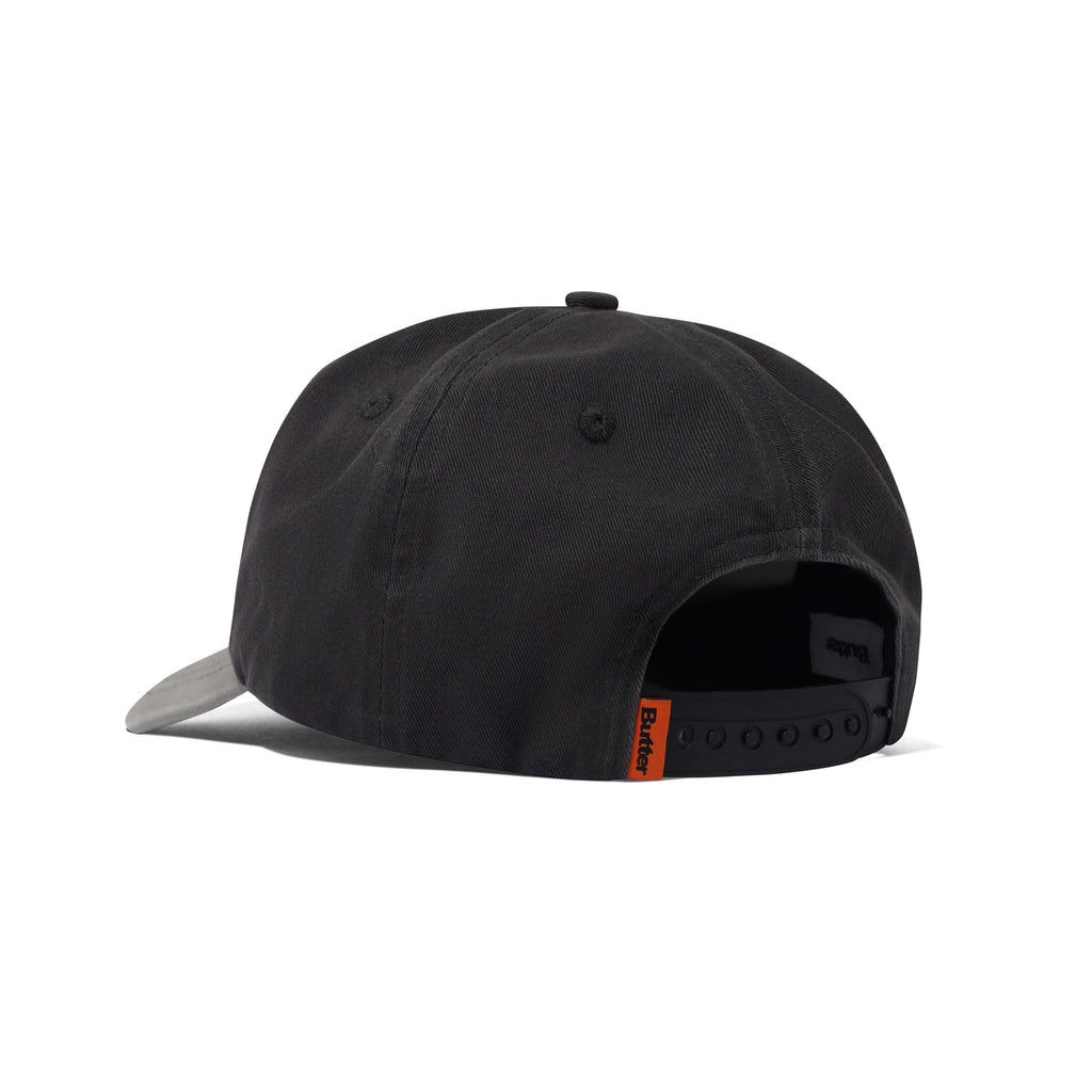 STRETCH 5 PANEL CAP WASHED CHARCOAL