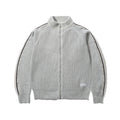 CLUB ZIP-THRU KNIT ASH
