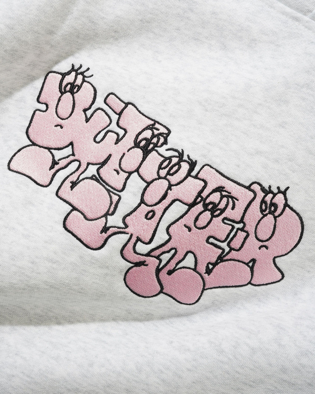 CHARACTER PULLOVER HOOD ASH
