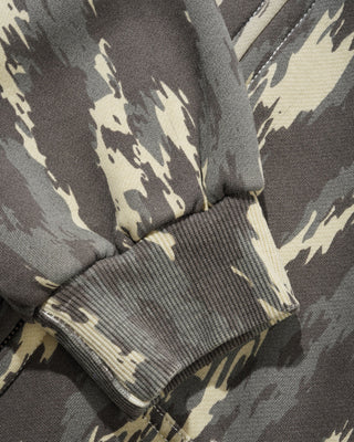 BLOTCH ZIP-THRU HOOD WASHED CAMO