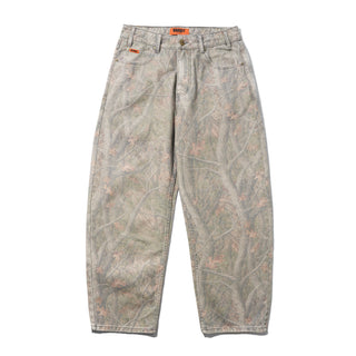 BAGGY DENIM JEANS FOREST CAMO
